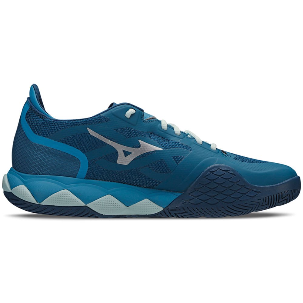Tênis de Tennis Masculino Mizuno Wave Enforce Tour All Court Azul 4