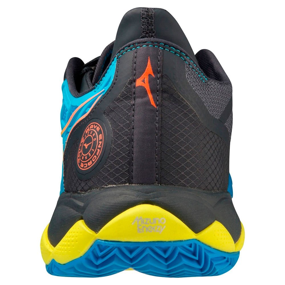 Tênis de Tennis Unissex Mizuno Wave Enforce Tour Clay Court Azul 3
