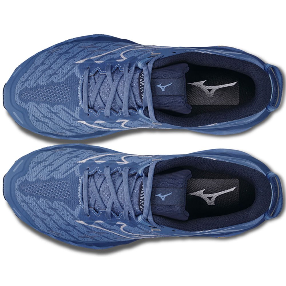 Tênis de Trilha Feminino Mizuno Wave Mujin 10 Azul 2