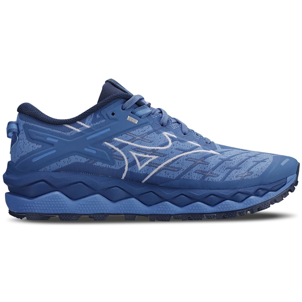 Tênis de Trilha Feminino Mizuno Wave Mujin 10 Azul 4