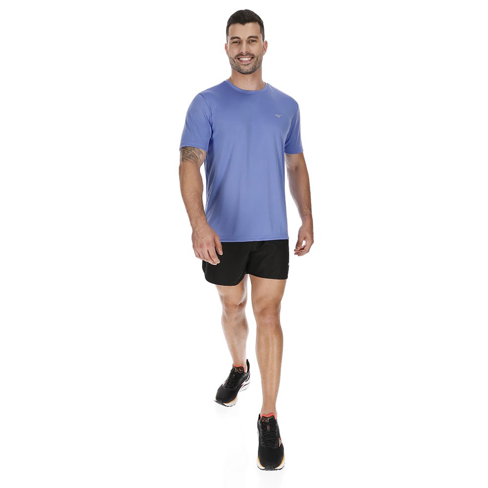 Camiseta de Treino Masculina Mizuno Run Spark 2 Roxo 2