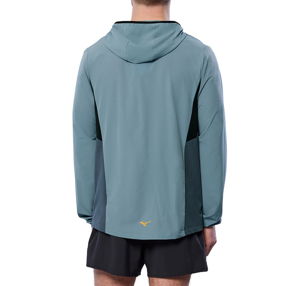 Jaqueta de Corrida Masculina Mizuno Aero Azul 2