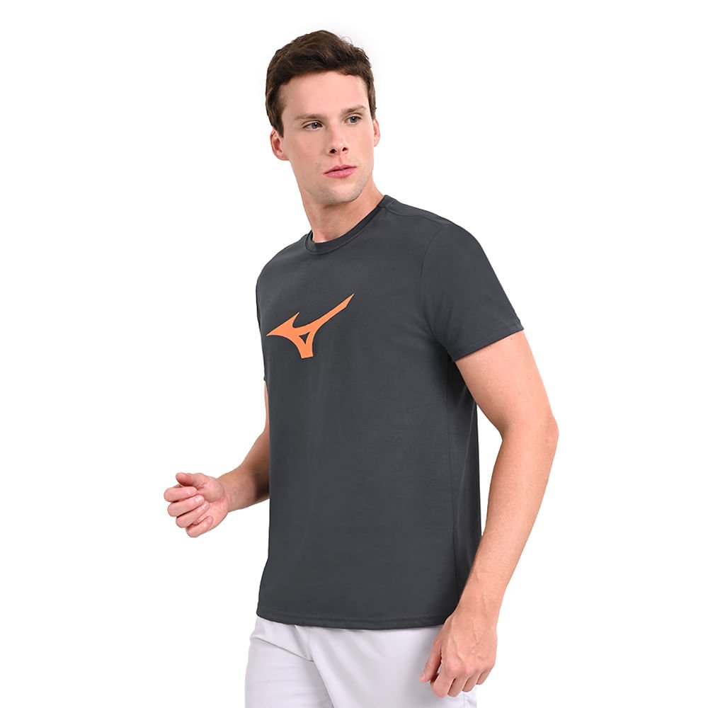 Camiseta Casual Masculina Mizuno Basic Big Logo