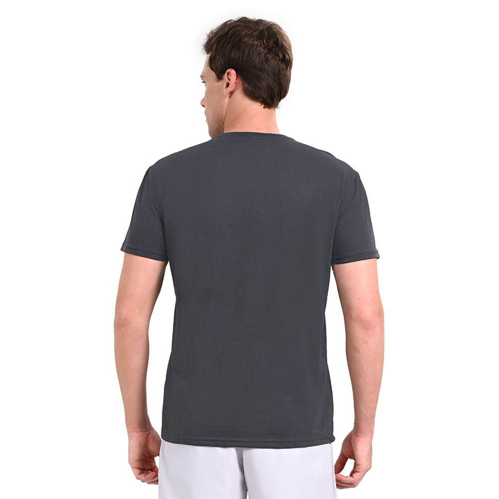 Camiseta Casual Masculina Mizuno Basic Big Logo Preto 4