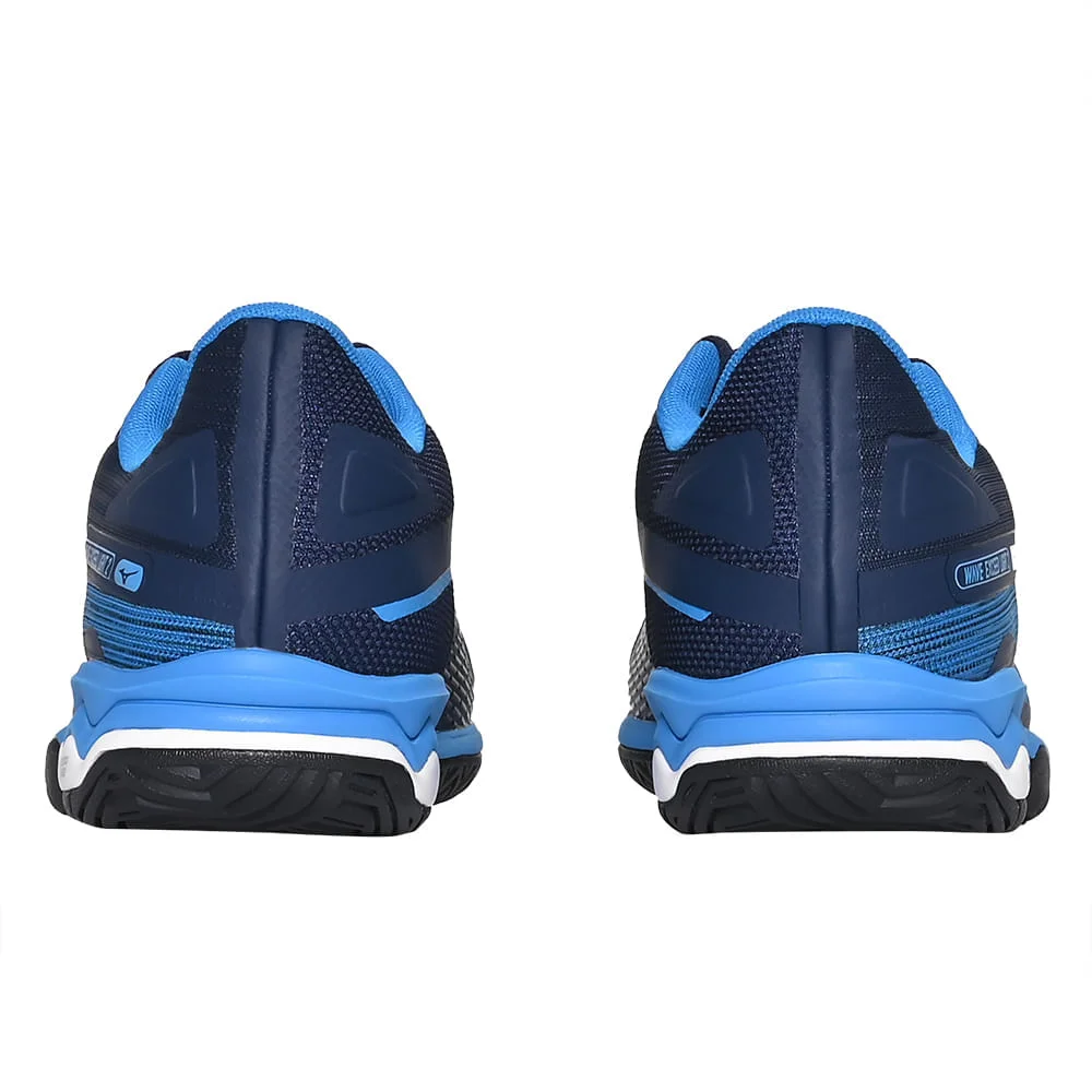 Tênis de Tennis Masculino Mizuno Wave Exceed Light 2 All Court Azul 3