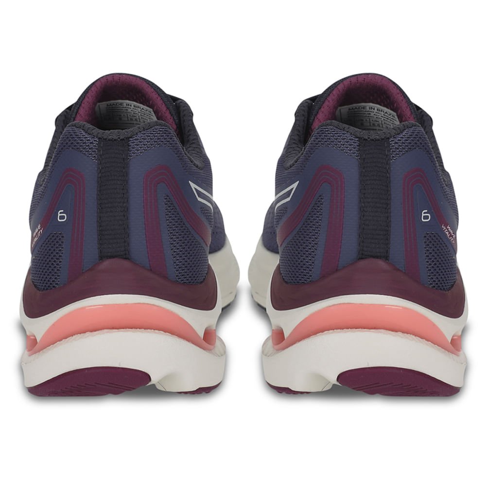 Tênis de Corrida Feminino Mizuno Wave Vitality 6 Roxo 3
