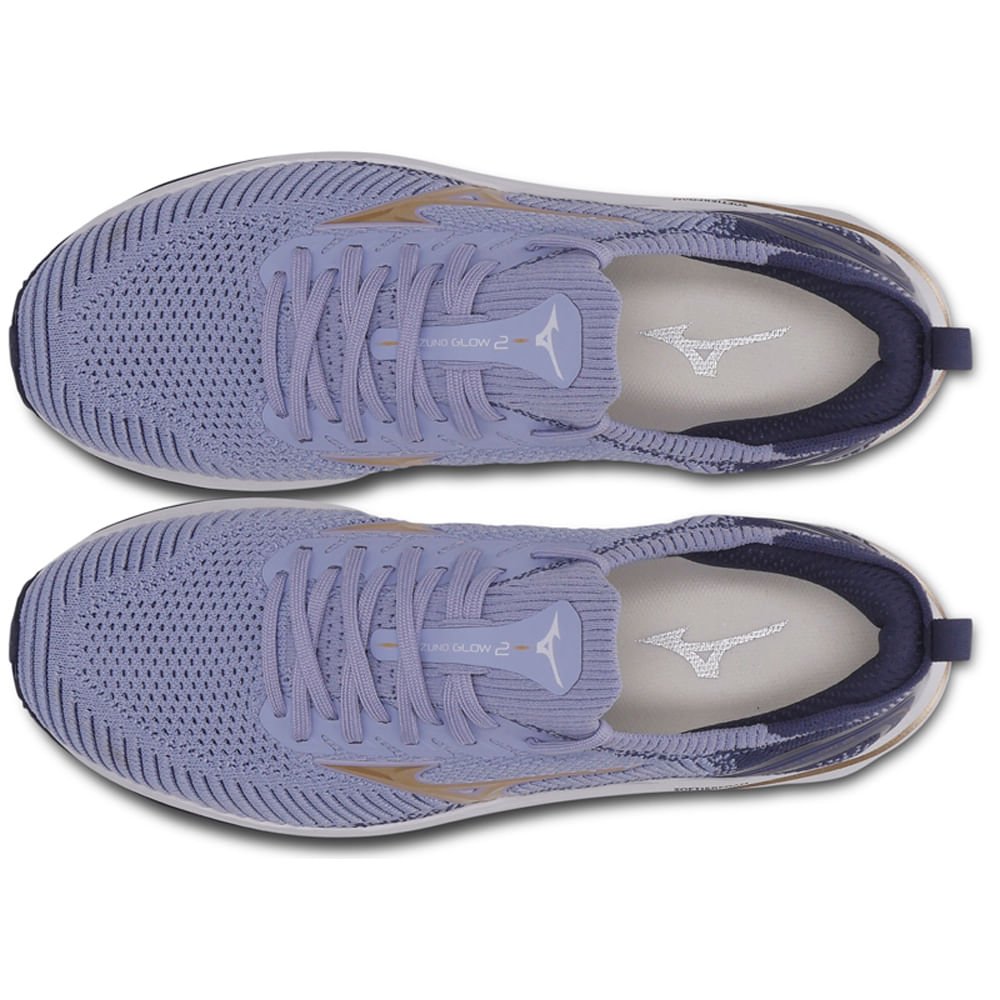 Tênis de Corrida Feminino Mizuno Glow 2 Roxo 2