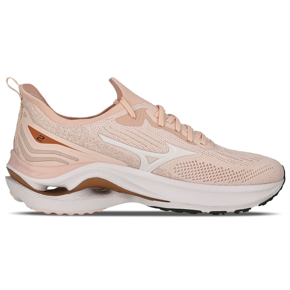 Tênis de Corrida Feminino Mizuno Wave Zest 2 Rosa 4