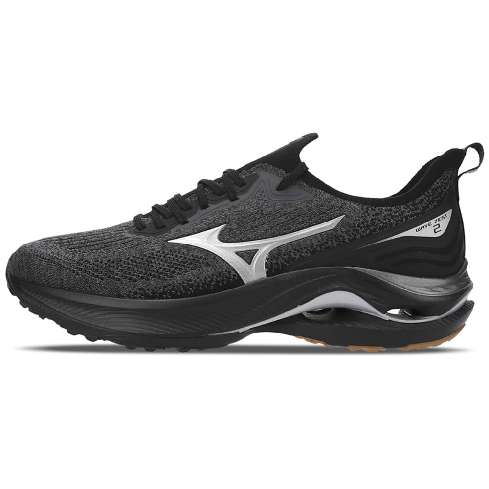Tênis de Corrida Masculino Mizuno Wave Zest 2 Preto