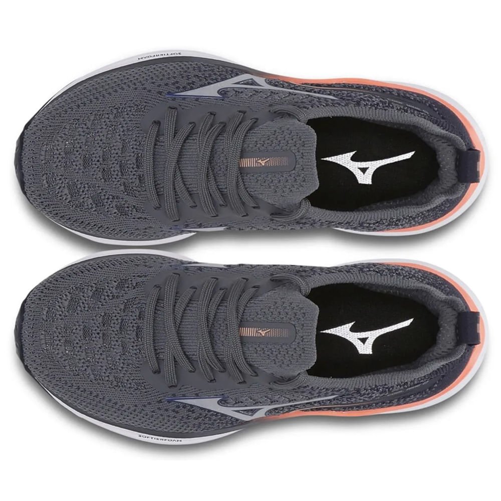 Tênis Mizuno Cool Ride 2 Junior Cinza 2