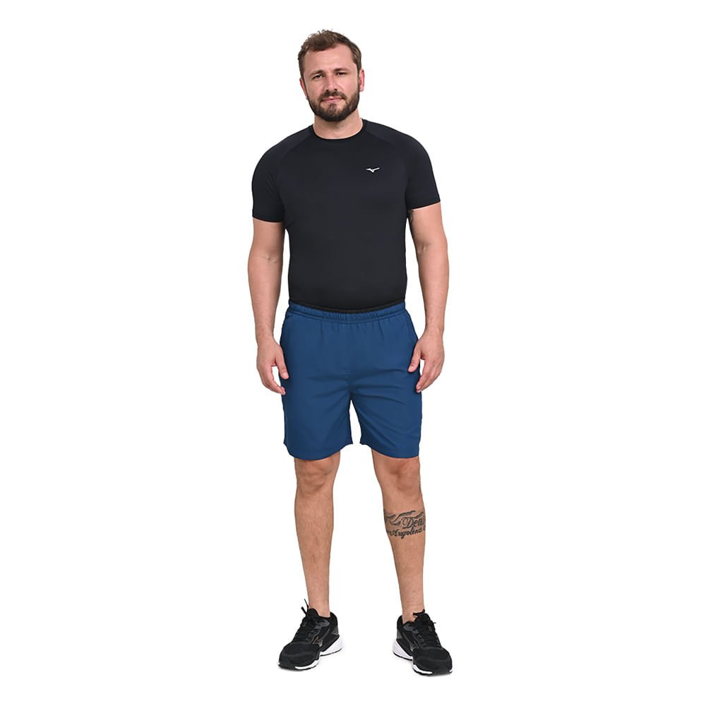 Bermuda de Treino Masculina Mizuno Tennis Master 7 Azul 4
