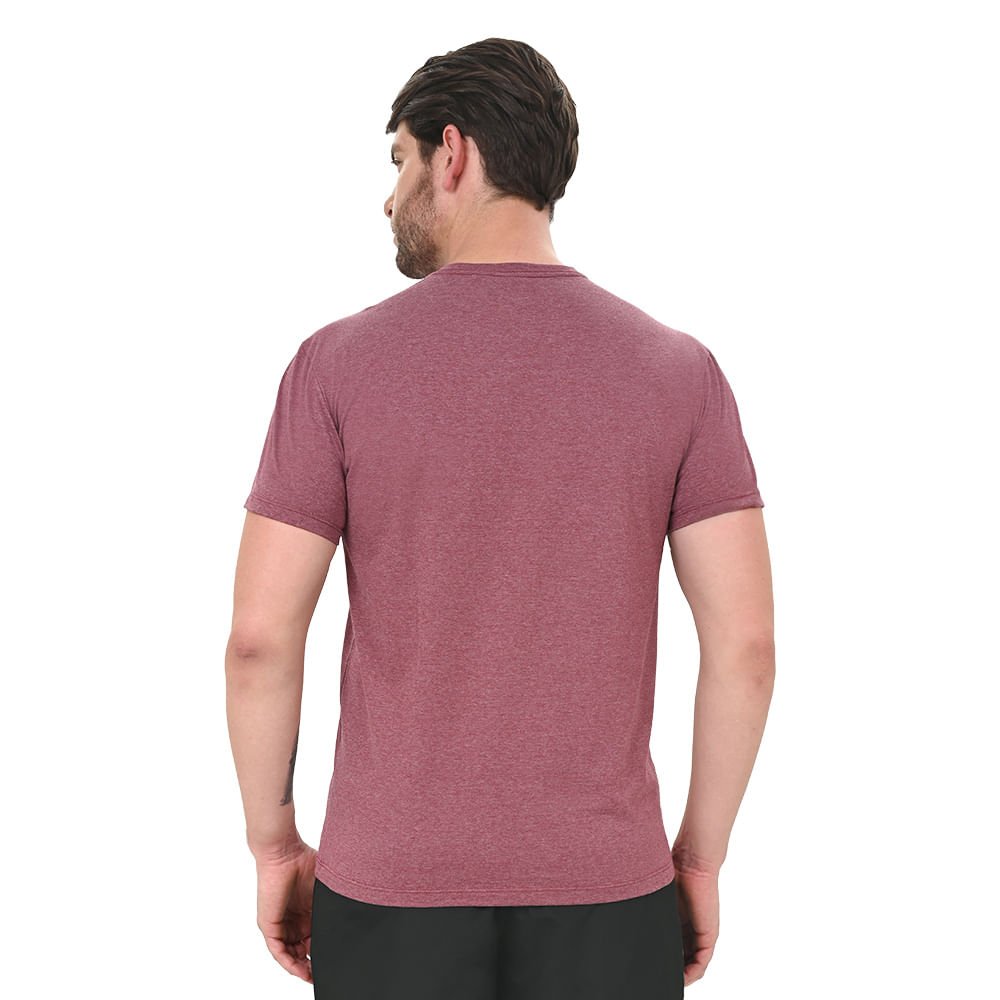 Camiseta Casual Masculina Mizuno LifeStyle Vermelho 4