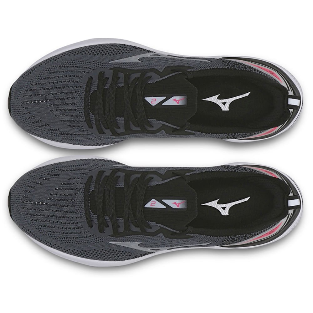 Tênis de Corrida Feminino Mizuno Wave Zest 2 Cinza 2