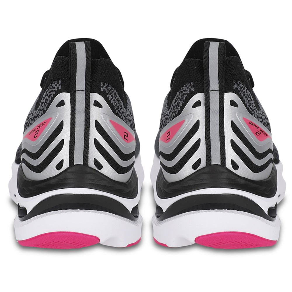 Tênis de Corrida Feminino Mizuno Wave Zest 2 Cinza 3