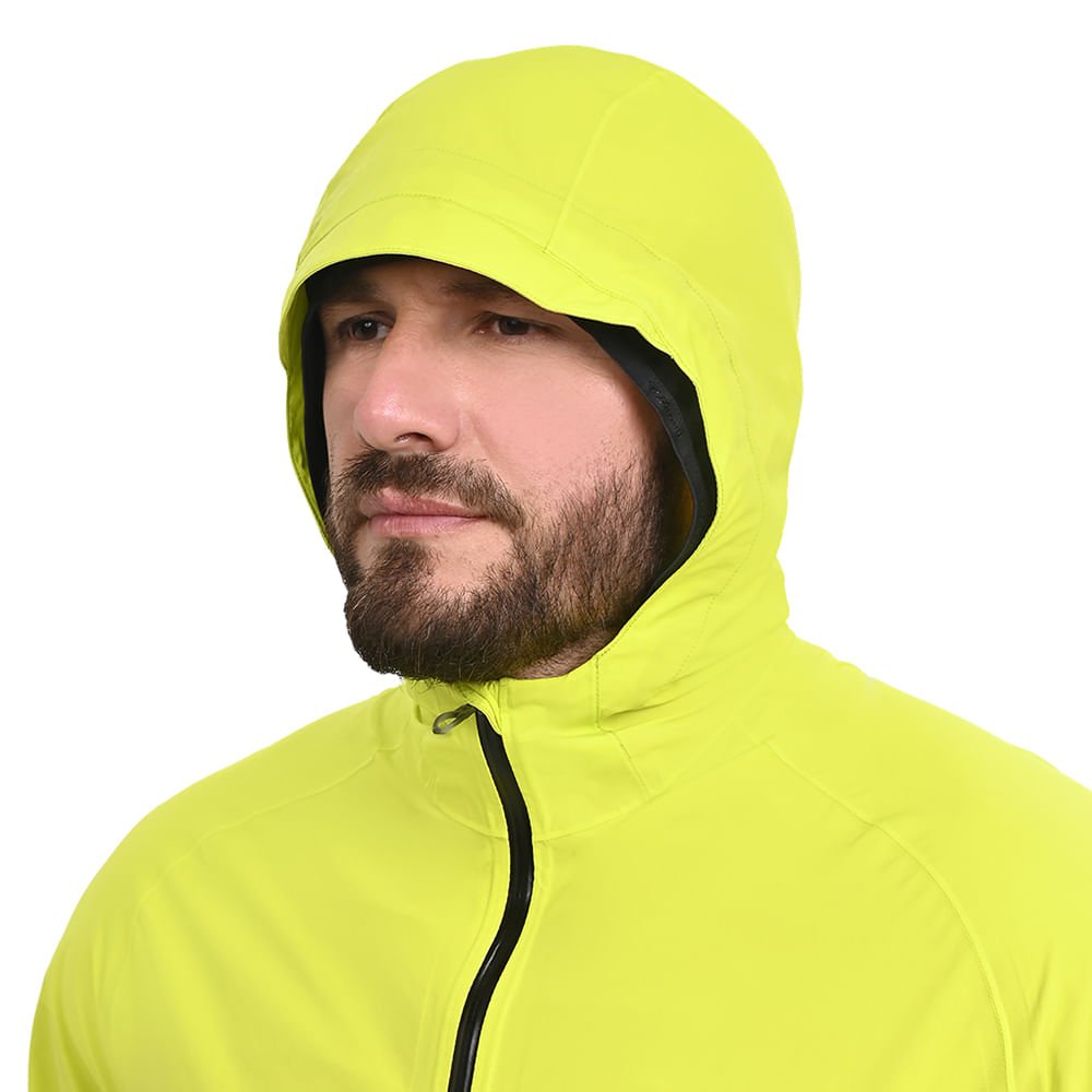 Jaqueta de Corrida Unissex Mizuno Waterproof 20K ER Verde/Preto 10