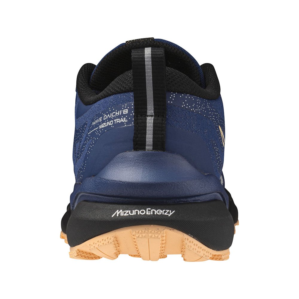 Tênis de Trilha Feminino Mizuno Wave Daichi 8 Azul/Laranja