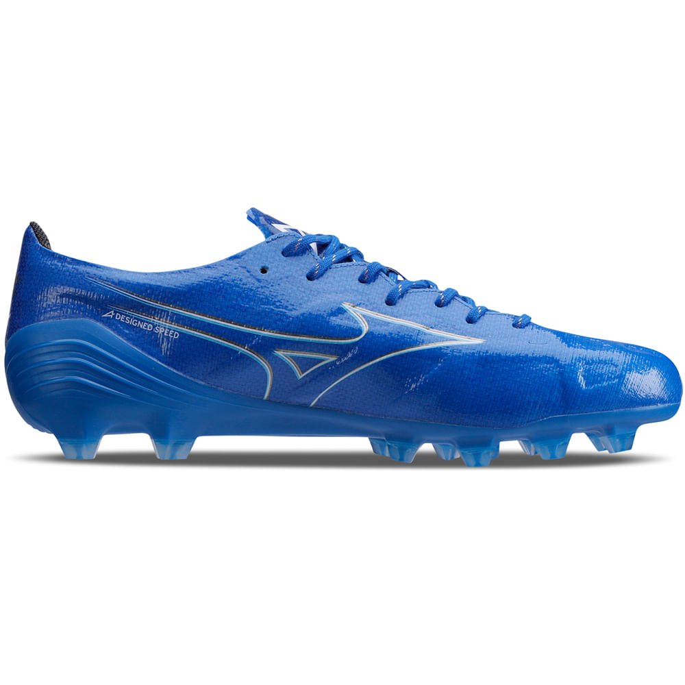 Chuteira de Campo Masculina Mizuno Alpha Select Azul 5