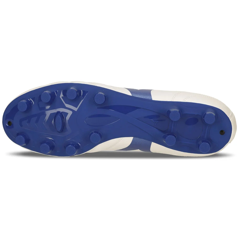 Chuteira de Campo Masculina Mizuno Morelia Club MD Branco/Azul 2