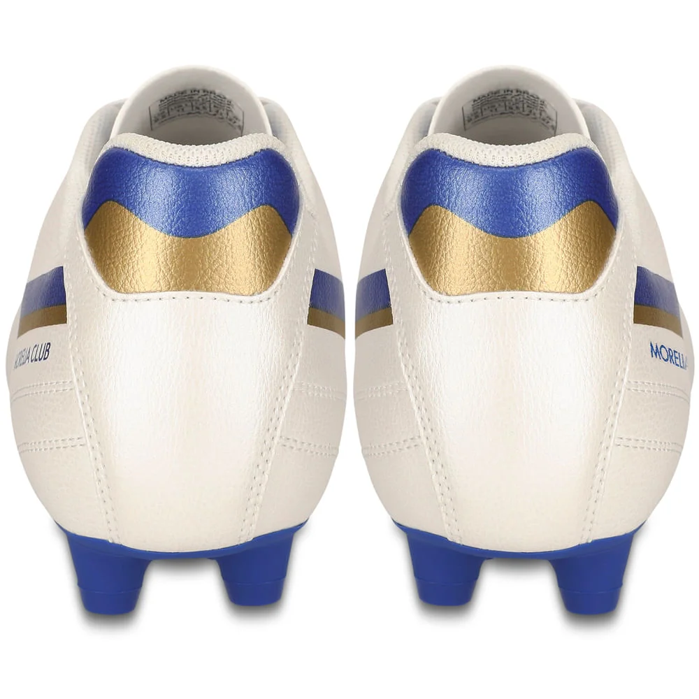 Chuteira de Campo Masculina Mizuno Morelia Club MD Branco/Azul 4
