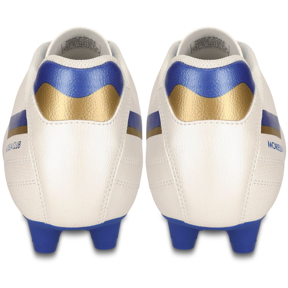 Chuteira de Campo Masculina Mizuno Morelia Club MD Branco 4