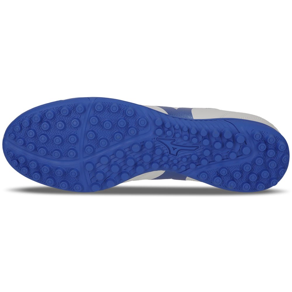 Chuteira Society Masculina Mizuno Morelia Club AS Branco/Azul 2