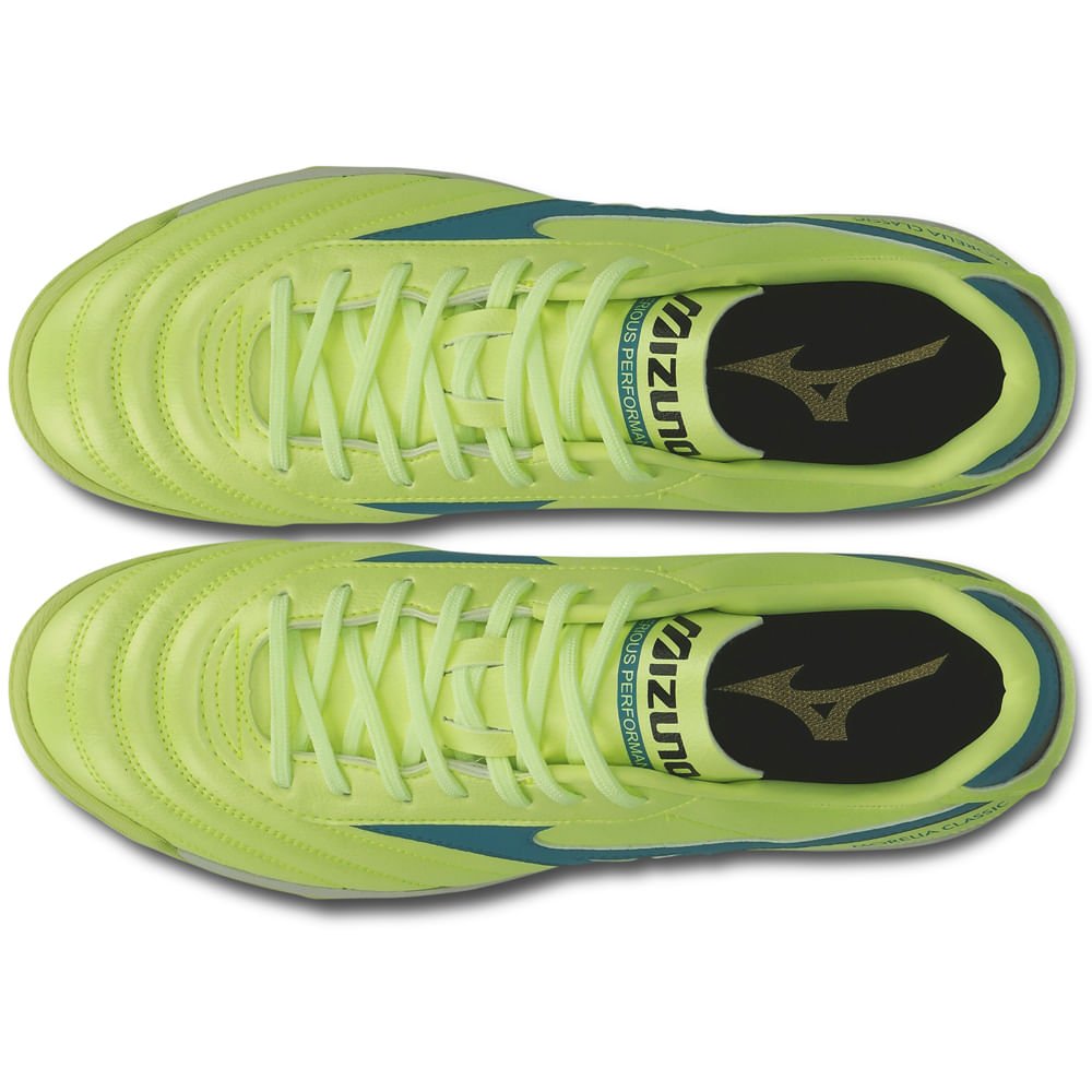 Chuteira Society Masculina Mizuno Morelia Classic AS Verde 3