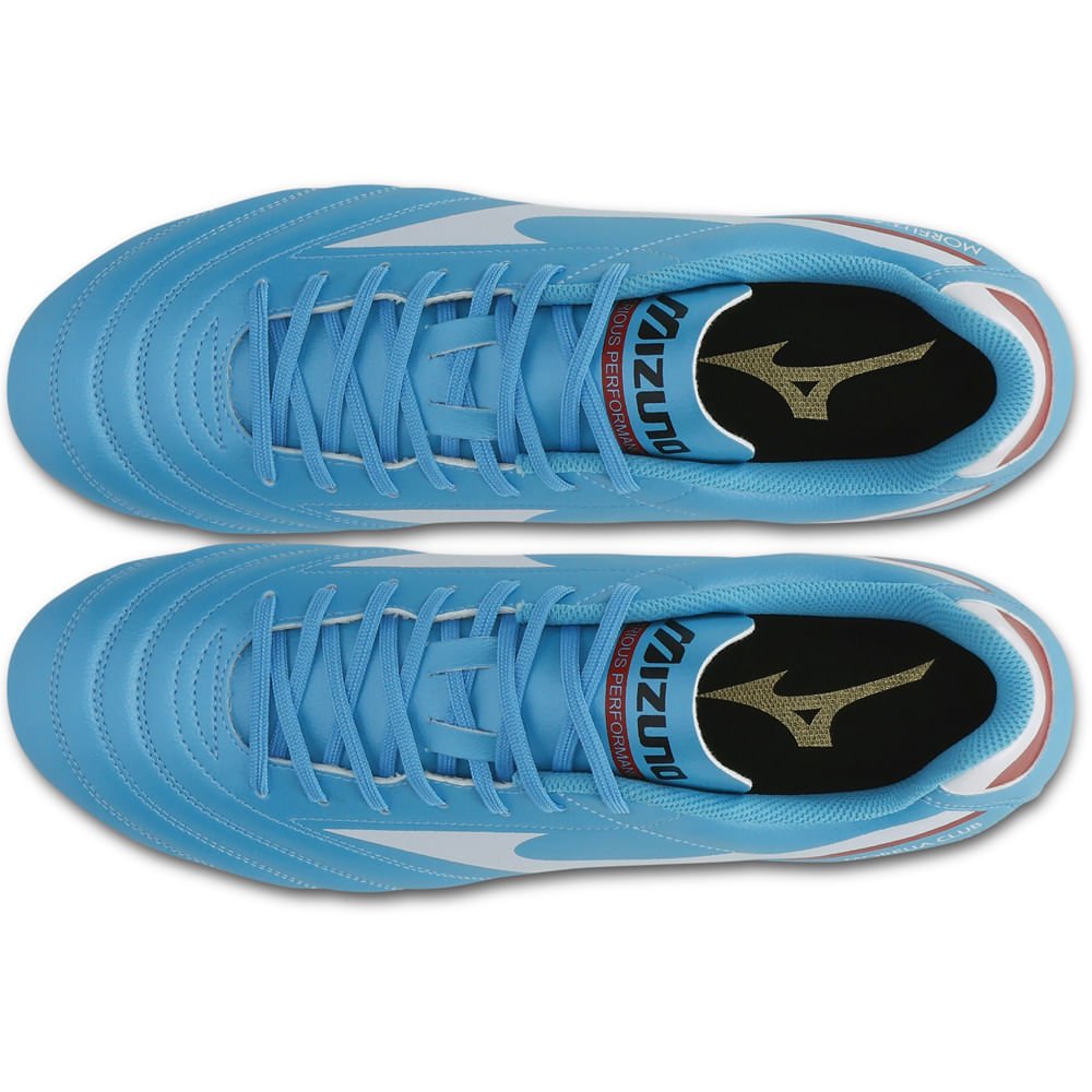 Chuteira de Campo Masculina Mizuno Morelia Club MD Azul 3