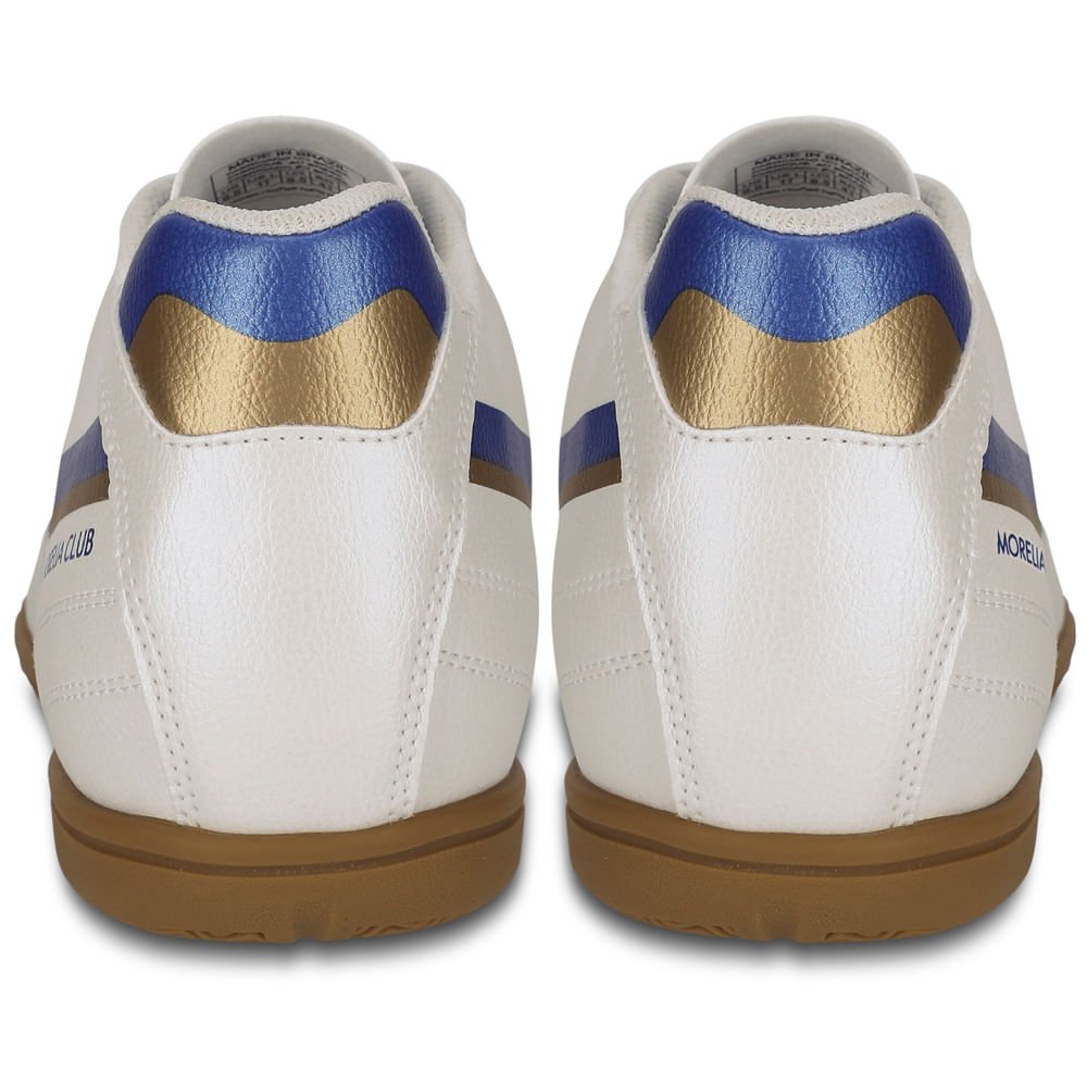 Chuteira de Futsal Masculina Mizuno Morelia Club IN Branco/Azul 3
