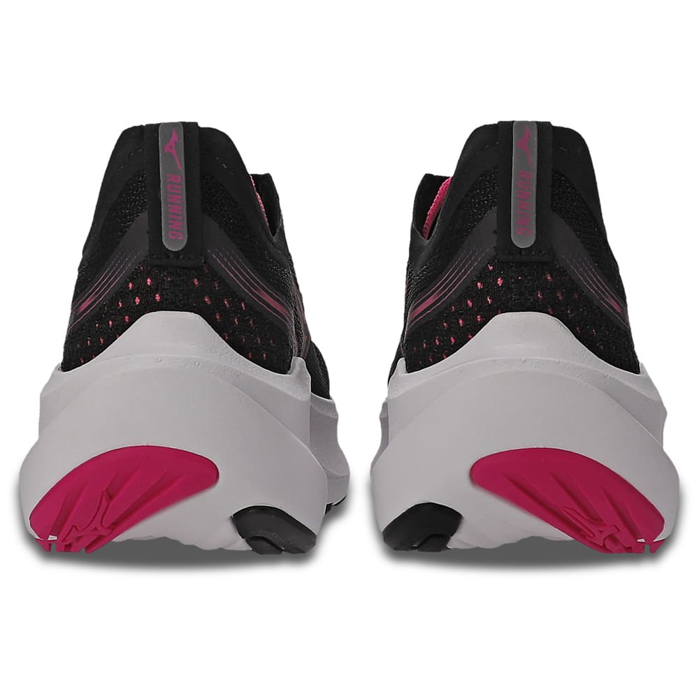 Tênis de Corrida Feminino Mizuno Base One Preto/Rosa 3