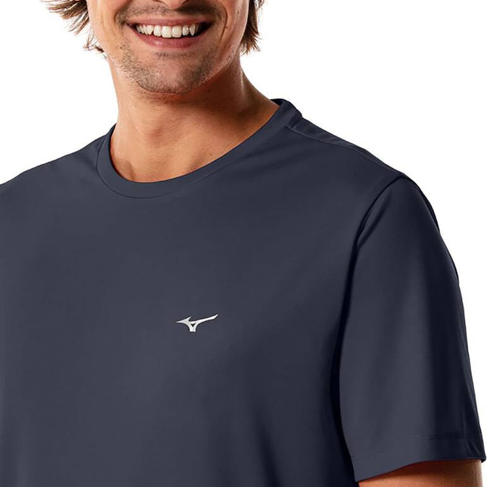 Camiseta de Treino Masculina Mizuno Energy Azul 2