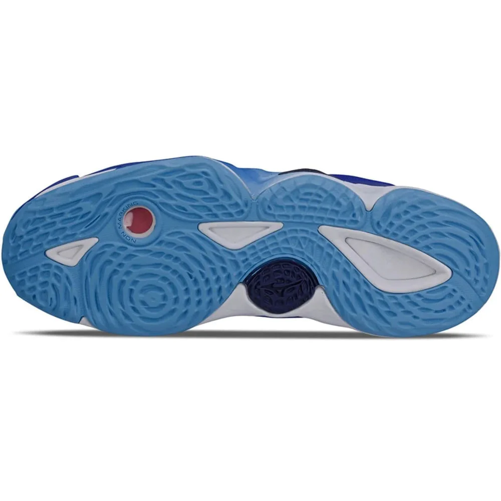 Tênis de Vôlei Mizuno Wave Momentum 3 Mid Azul 4