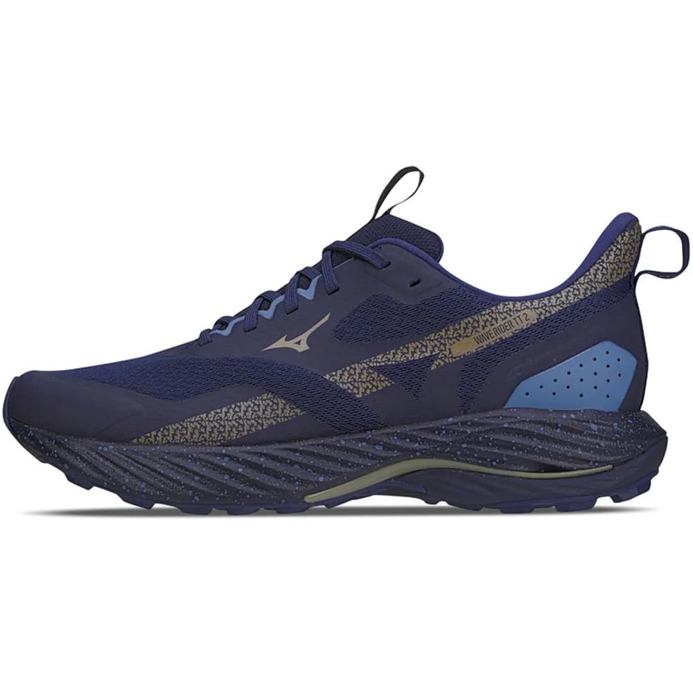 Tênis de Trilha Masculino Mizuno Wave Rider TT 2 Azul 3