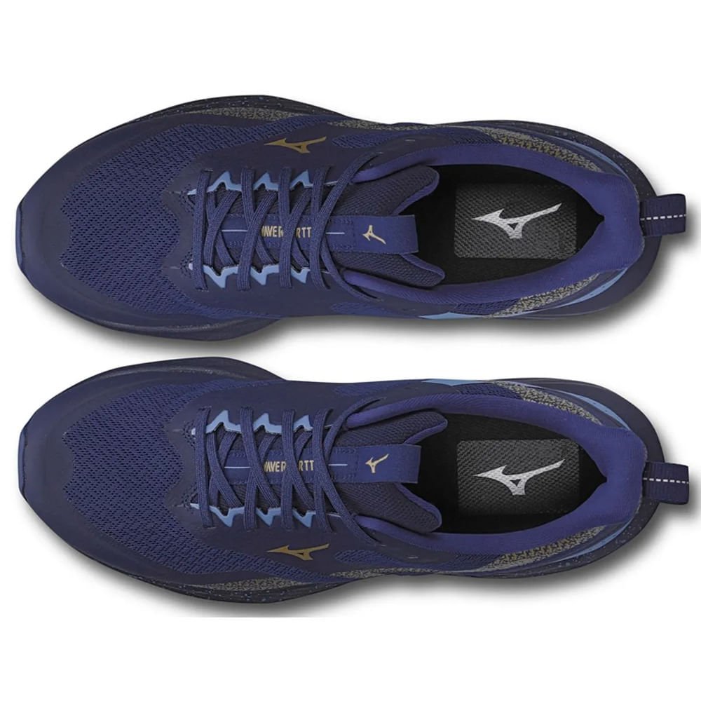 Tênis de Trilha Masculino Mizuno Wave Rider TT 2 Azul 4