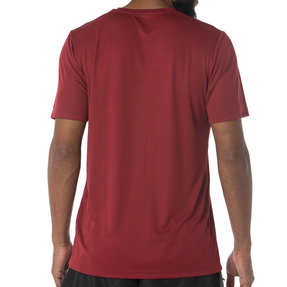 Camiseta de Corrida Masculina Mizuno Run Spark 2 Vermelho 3