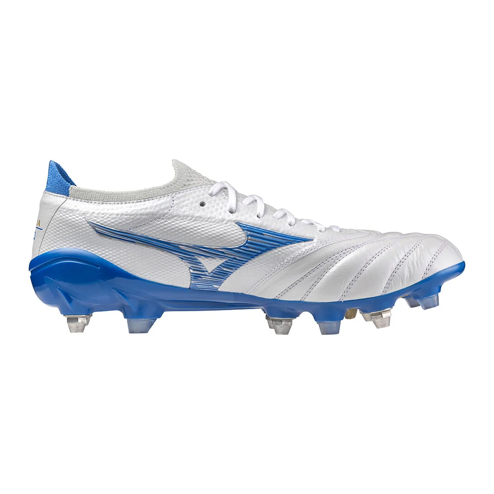 Chuteira de Campo Masculina Mizuno Morelia Neo IV Japan Mix Branco/Azul 5