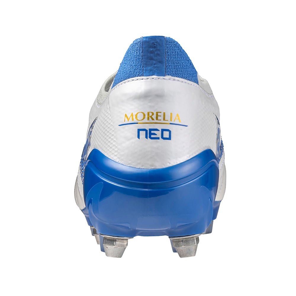Chuteira de Campo Masculina Mizuno Morelia Neo IV Japan Mix Branco
