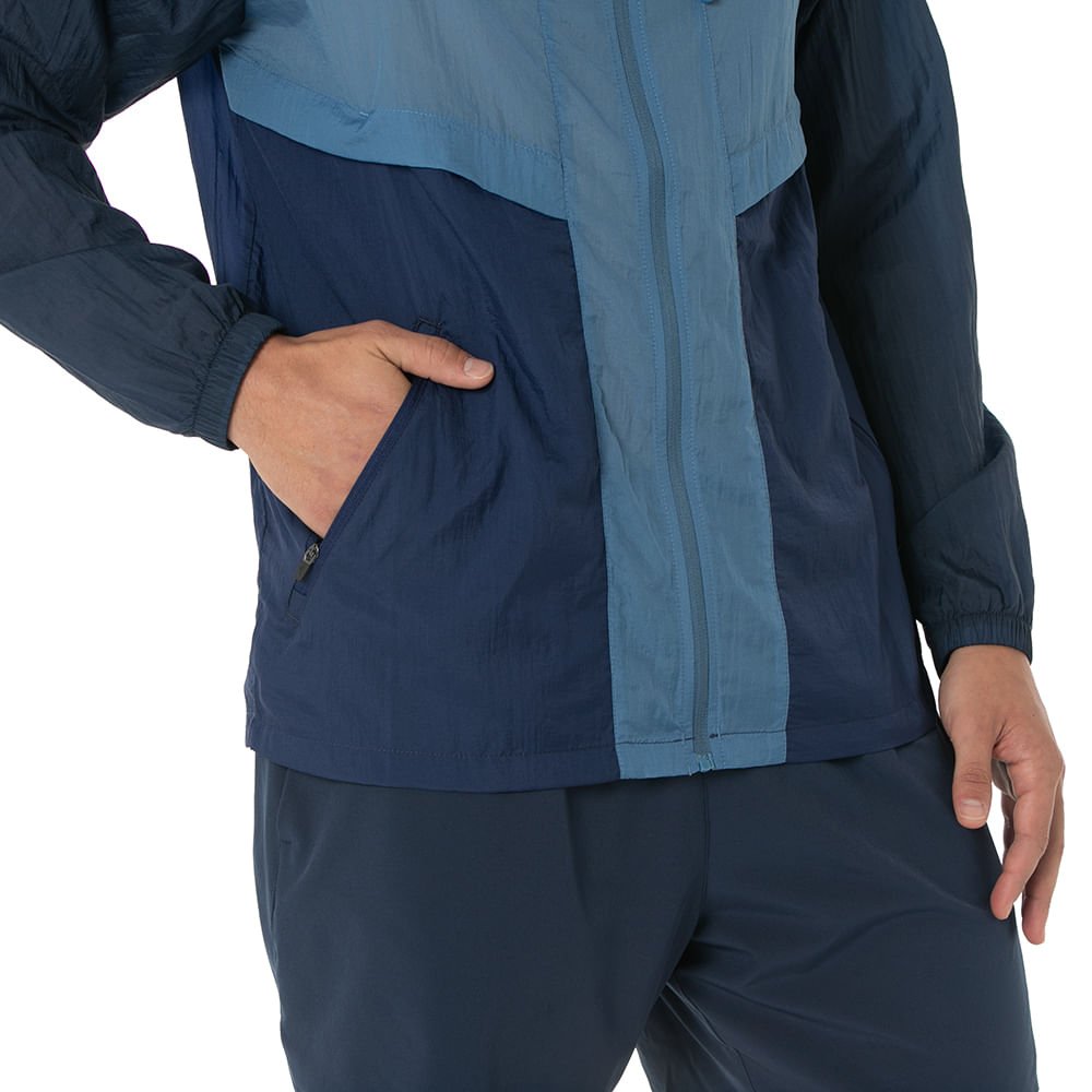 Jaqueta de Corrida Masculina Mizuno High 2 Azul 5