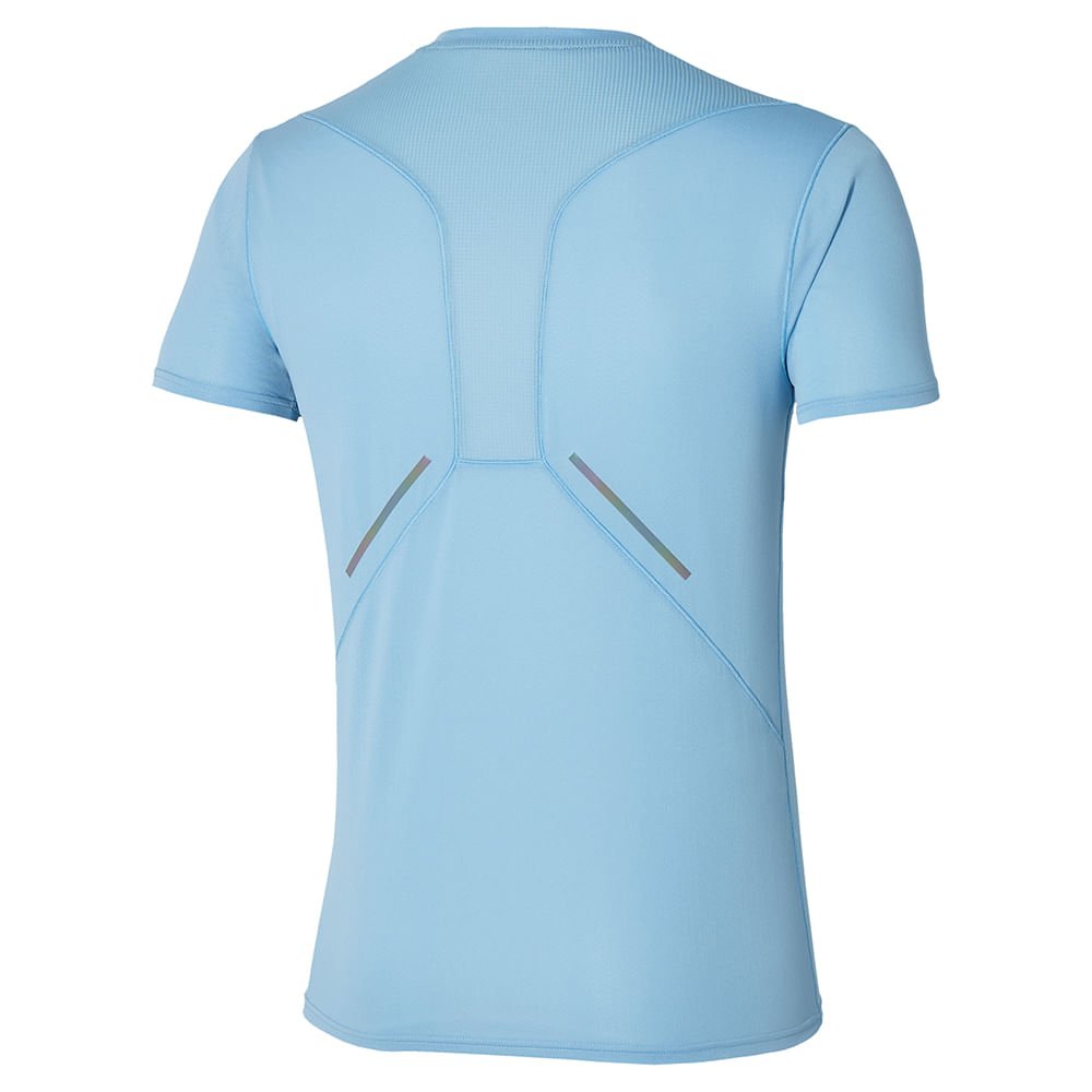 Camiseta de Treino Masculina Mizuno DryAeroFlow Azul 2