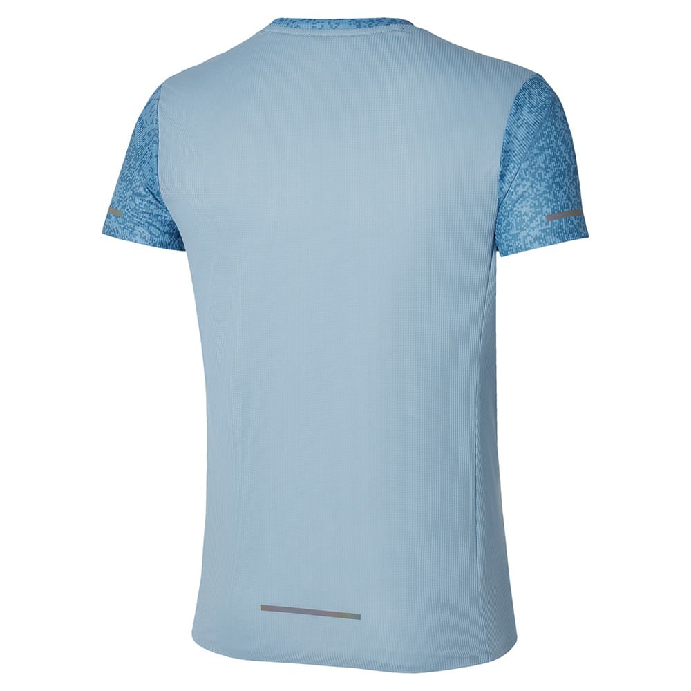 Camiseta de Treino Masculina Mizuno Premium Aero Azul 2