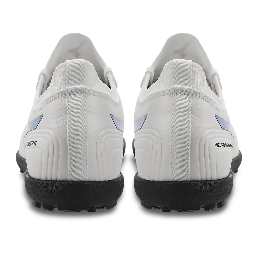 Chuteira Society Masculina Mizuno Regent AS Branco/Azul 3