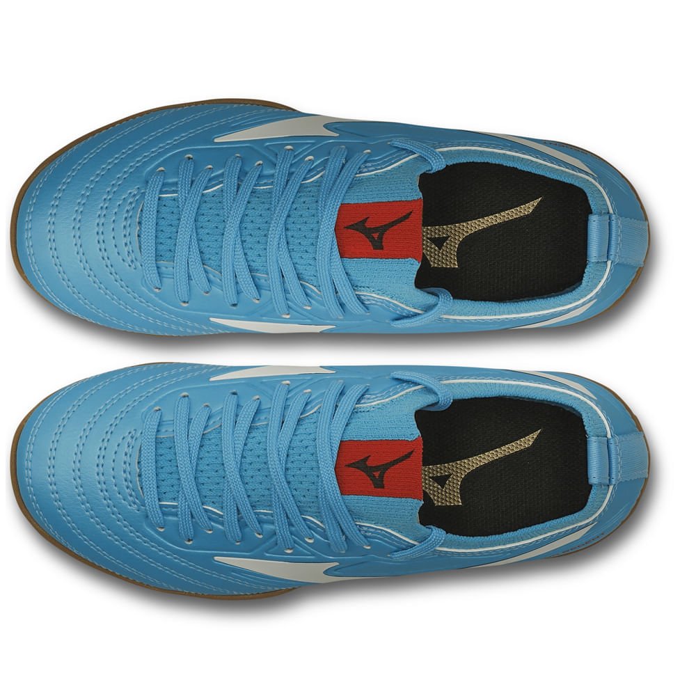 Chuteira Futsal Mizuno Regent IN Junior Azul 4