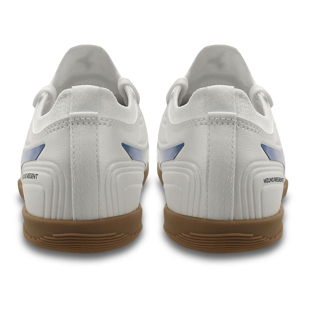 Chuteira Futsal Mizuno Regent IN Junior Branco/Azul 3