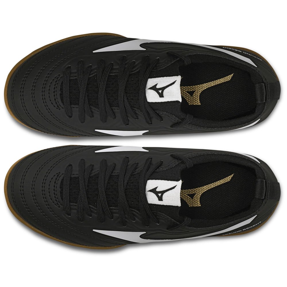 Chuteira Futsal Mizuno Regent IN Junior Preto 4