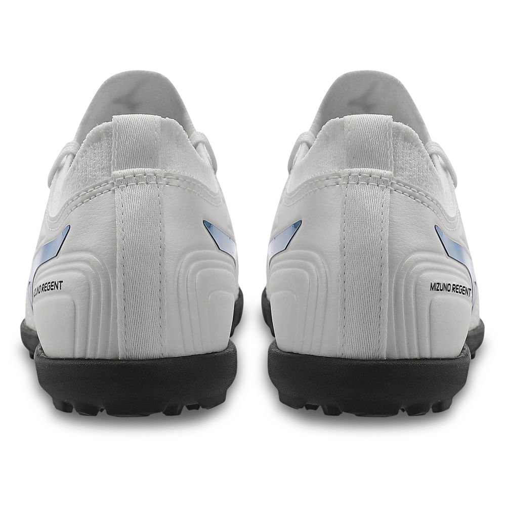 Chuteira Society Mizuno Regent AS Junior Branco/Azul 3