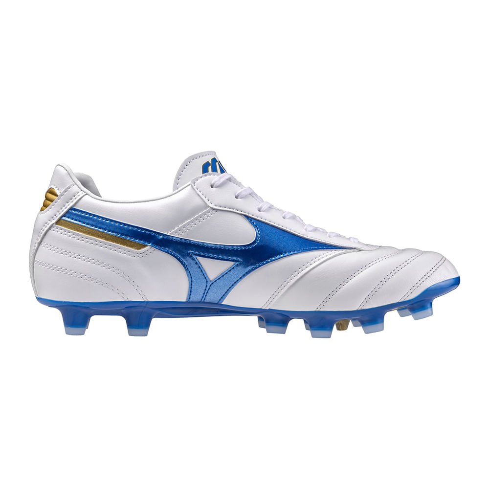 Chuteira de Campo Masculina Mizuno Morelia II Pro Branco 5