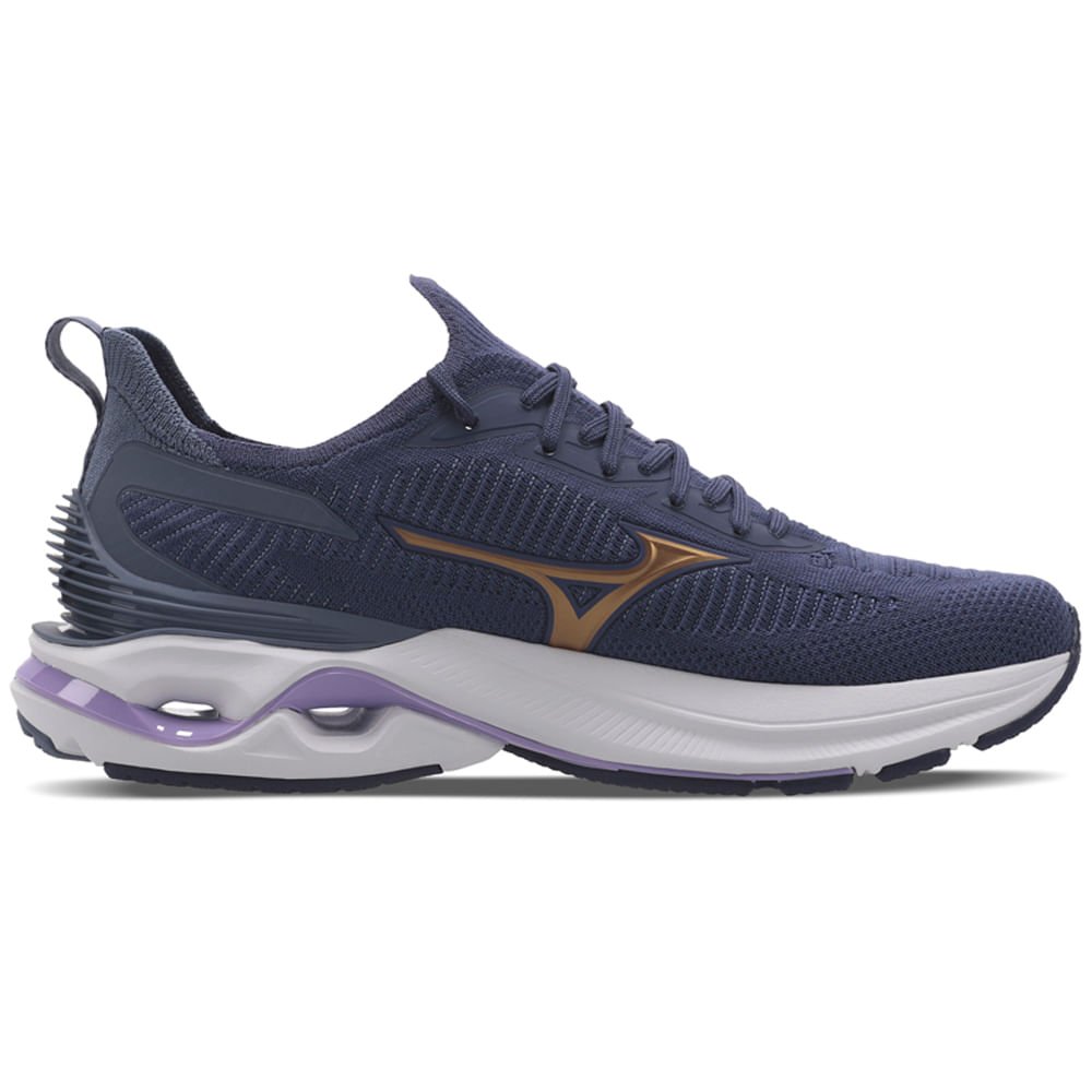 Tênis de Corrida Feminino Mizuno Wave Mirai 7 Azul 4
