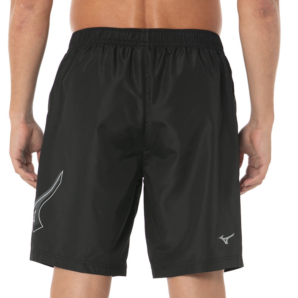Bermuda de Treino Masculina Mizuno Run Bird Preto 3