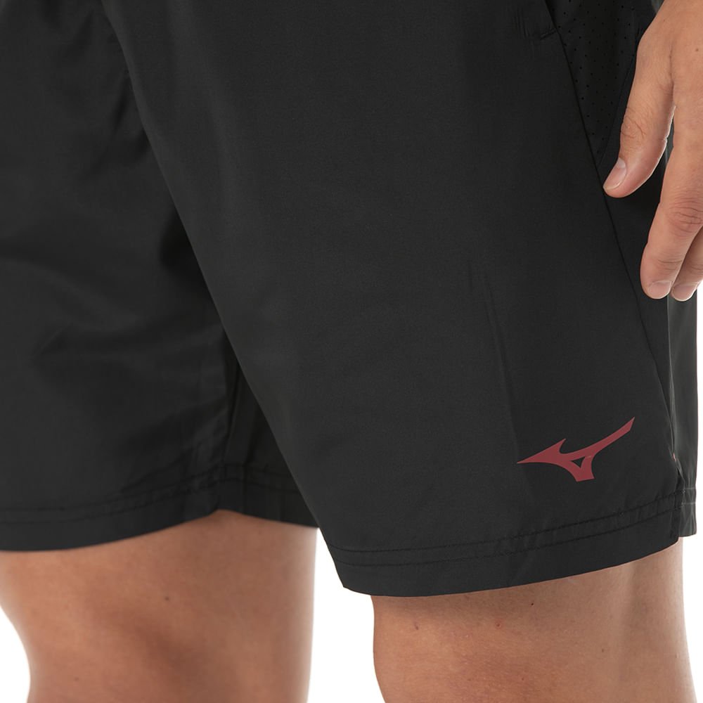 Bermuda de Corrida Masculina Mizuno Run Easy 4 Preto 2