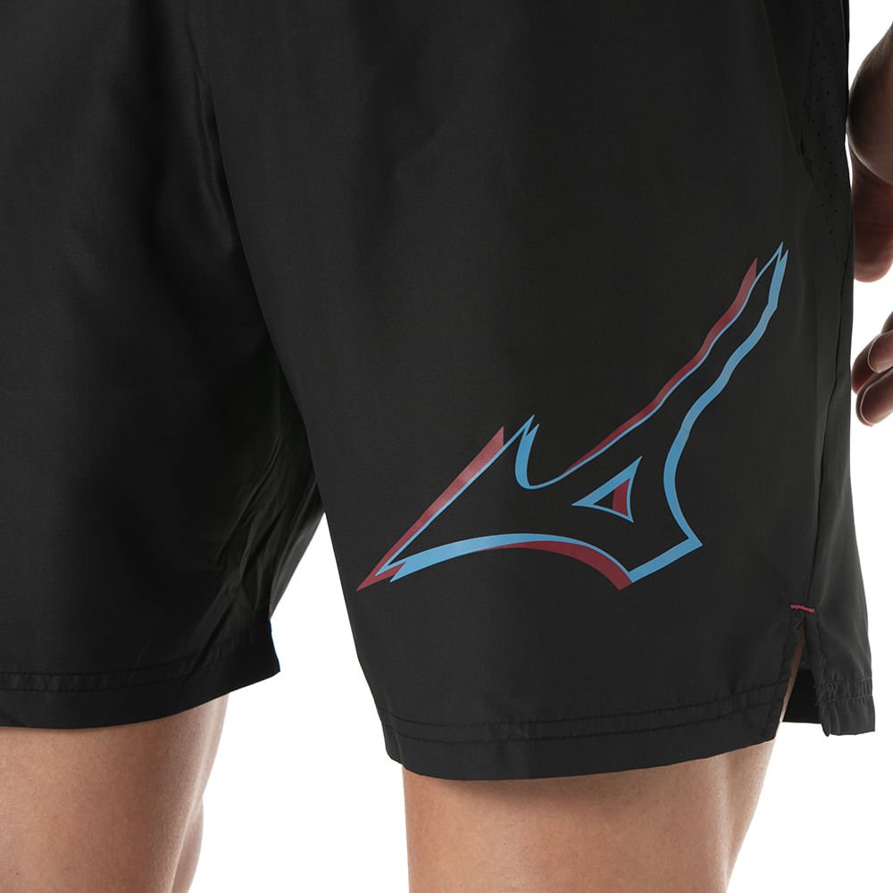 Bermuda de Corrida Masculina Mizuno Run Easy 4 Preto 4
