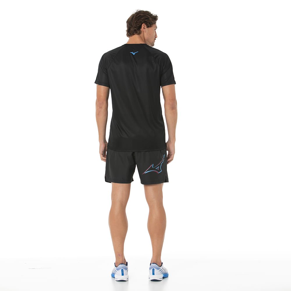 Bermuda de Corrida Masculina Mizuno Run Easy 4 Preto 6